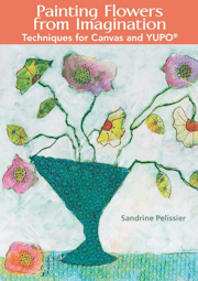painting flowers from imagination by North Vancouver artist Sandrine Pelissier