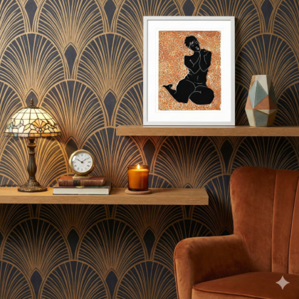 Timeless #3 with golden background- Limited edition of 15