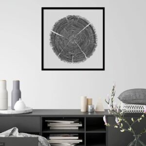 Inner Circle in black- Limited edition print