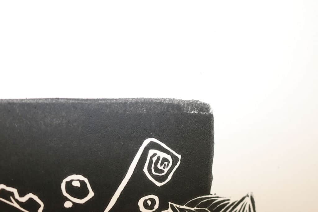 Mother's Day : Flower print open edition in black - Image 2