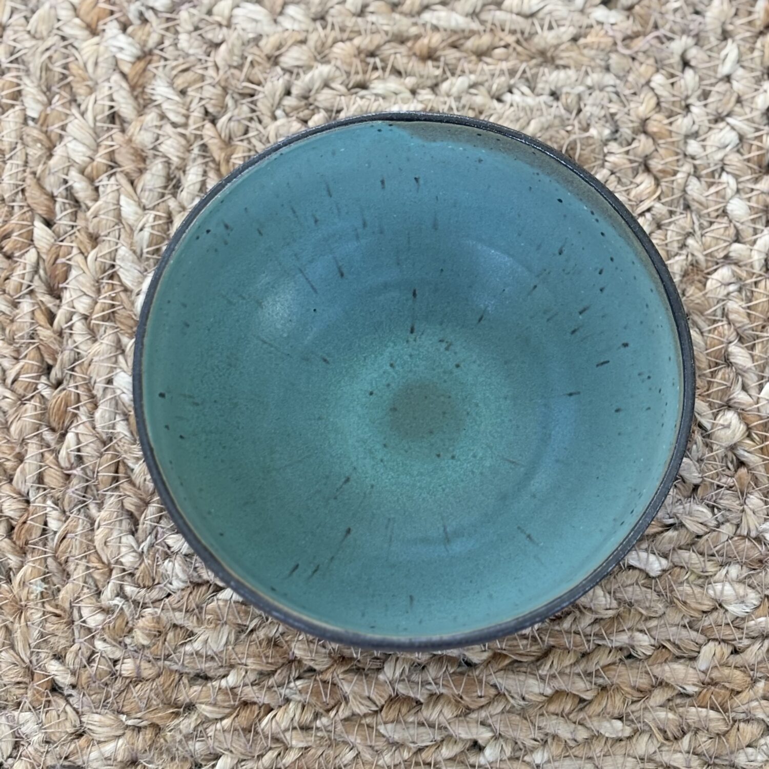 Burnt Umber Blue Bowl - Image 2