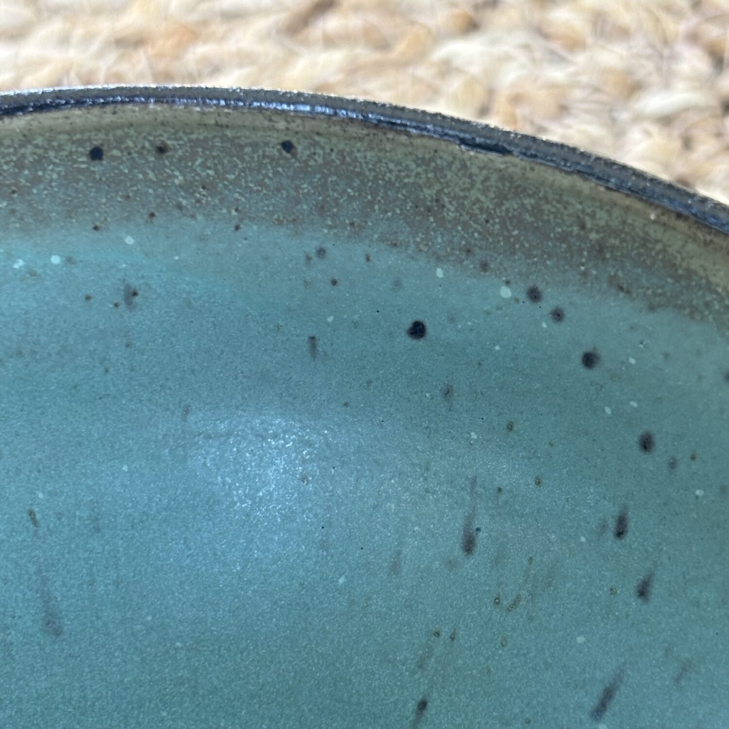 Burnt Umber Blue Bowl - Image 3