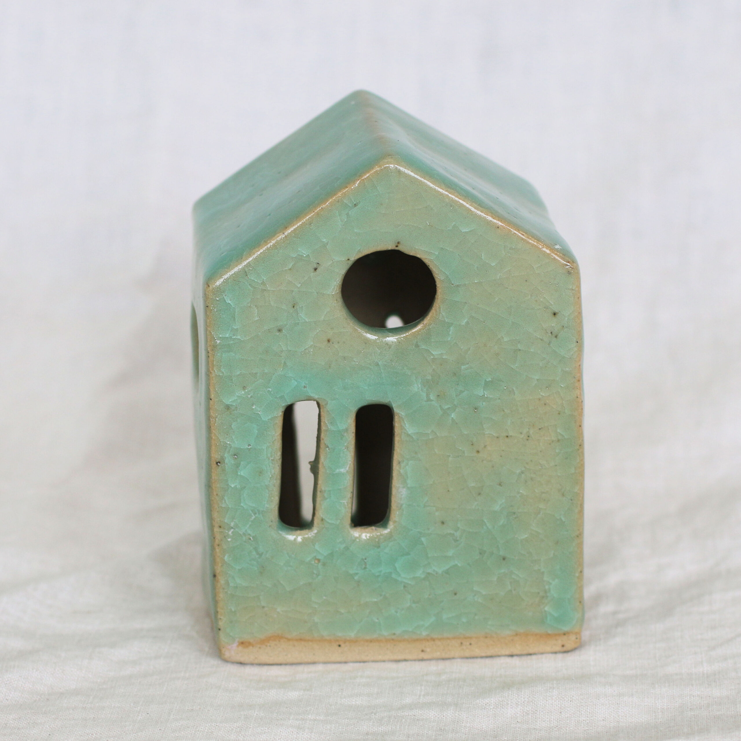 The Ceramic House Tea Light holder- Assorted Colours - Image 6