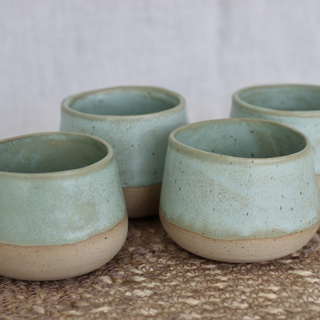 The Organic Teardrop Tumbler In Light Clay