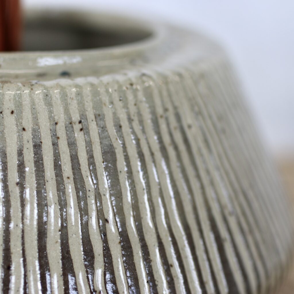 The Woodland Carved Wide Vase